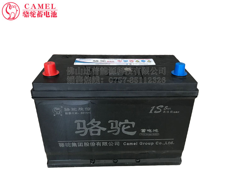 駱駝蓄電池6-QW-130min N80汽車蓄電池 12V80Ah免維護(hù)電瓶